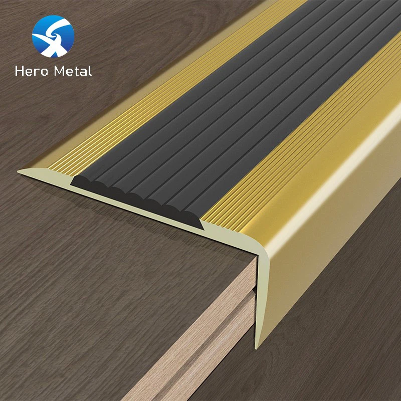 aluminum rubber stair nosing