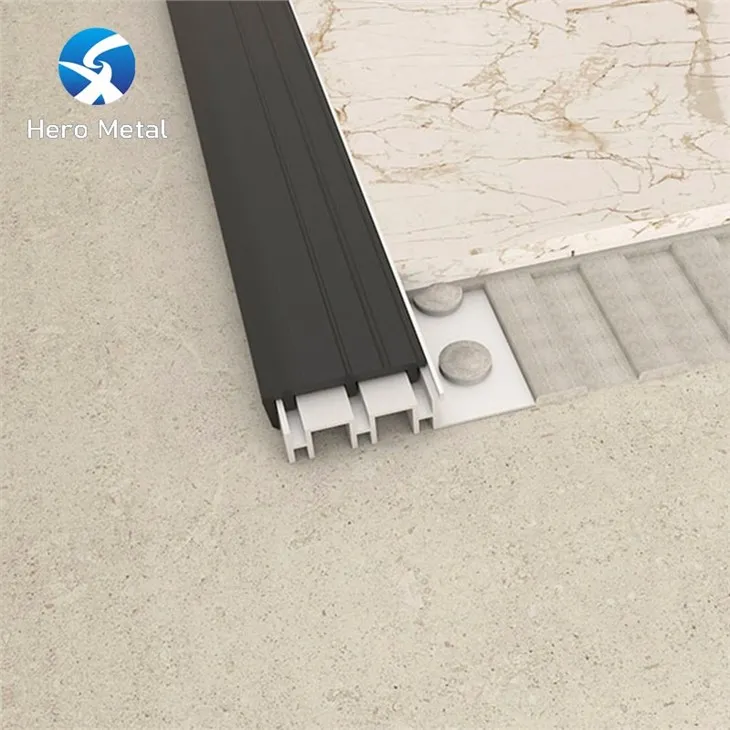 black rubber stair nosing